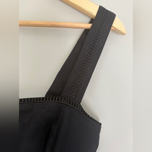 NEW Reformation Everett Sleeveless Linen Embroidered Midi Dress | US 6 UK 10 - Picture 13 of 13